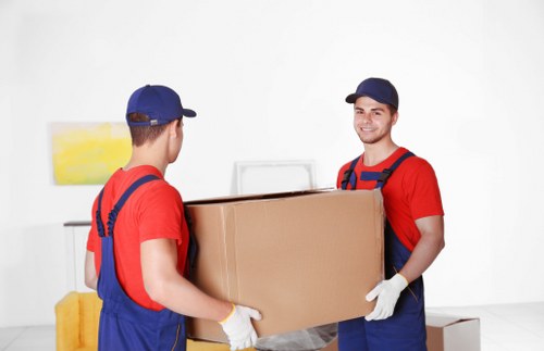 Local house removals team helping with a move in Greenwich