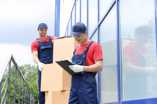 Professional movers handling a property move near Greenwich