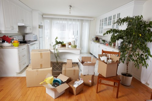 Commercial moving truck support for Greenwich business relocations