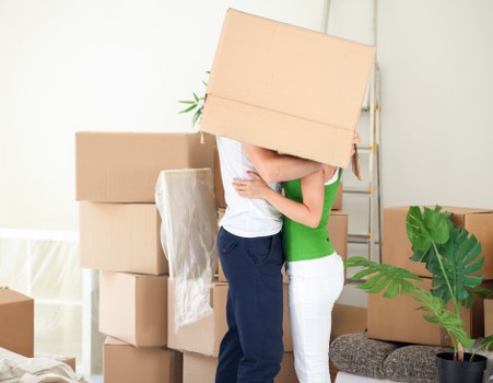 Careful loading of furniture for a Greenwich removals service