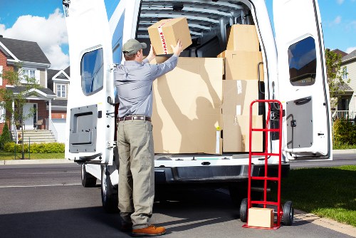 Preparation checklist and moving boxes ready for a house move in Greenwich